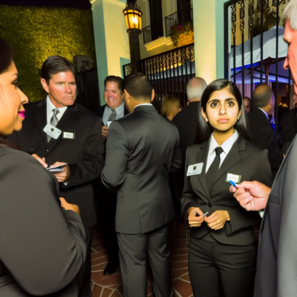 DRELUXE security team overseeing a corporate launch event