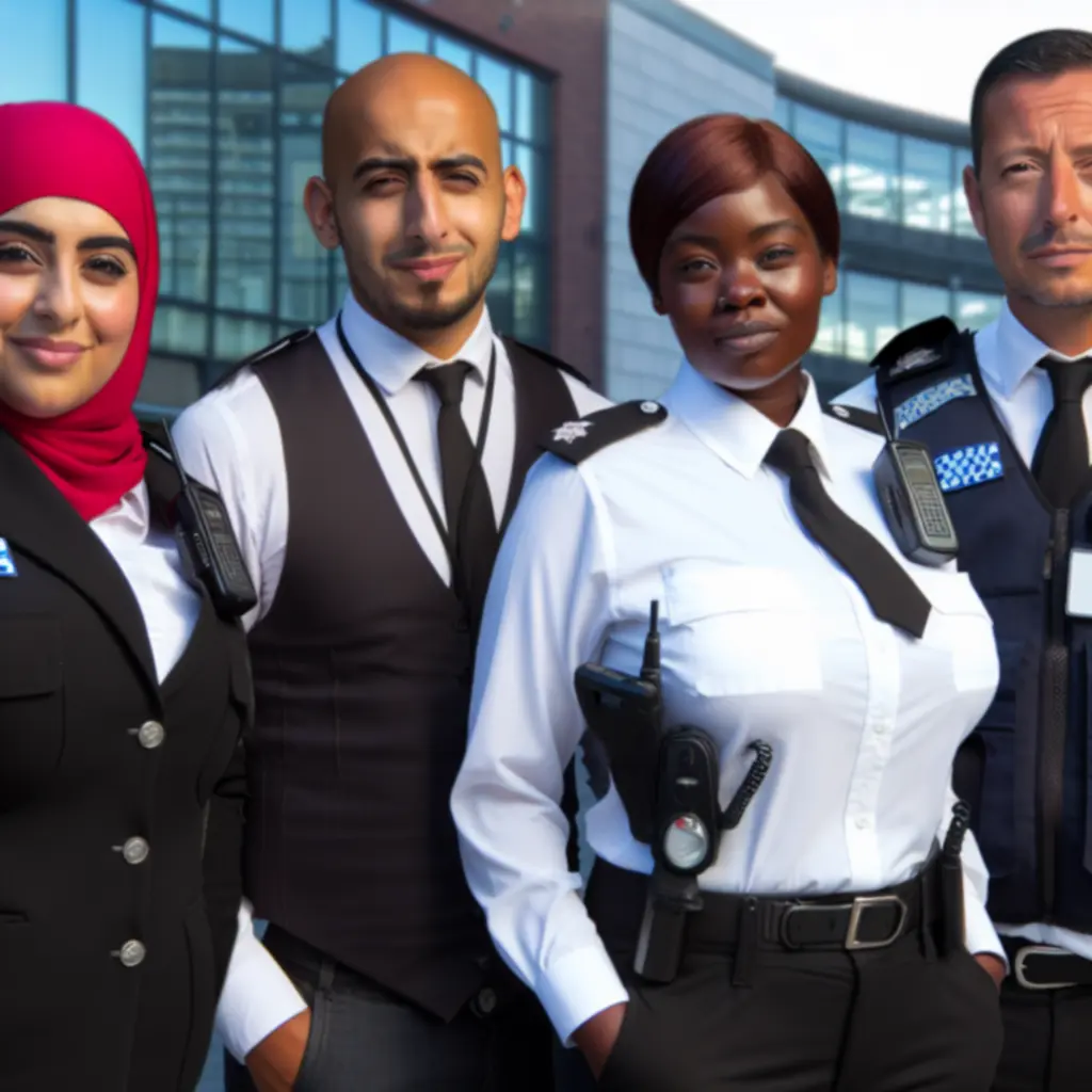 Professional security team from DRELUXE SECURITY SERVICE LTD